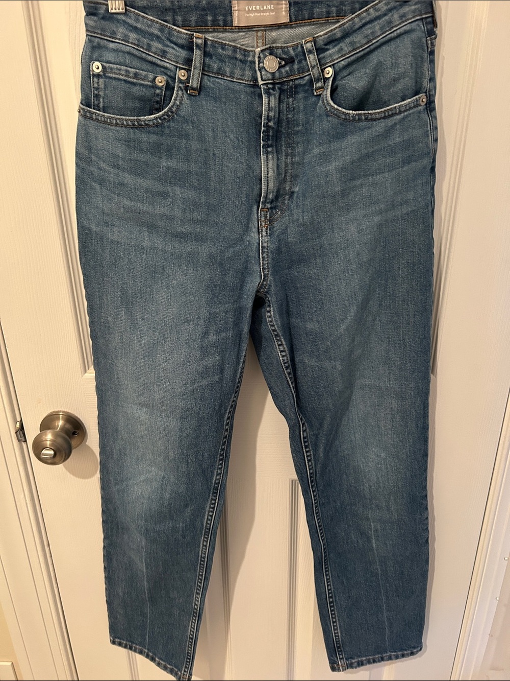 Everlane The High Rise Straight Jean Wmns 28 Regular